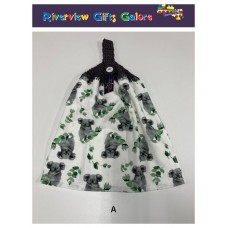 Crochet Top Hand Towel / Tea Towel - Koala Crochet Top Hand Towel / Tea Towel - Koala